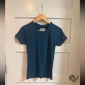 Big Bud Press Baby Tee in Lagoon XXS